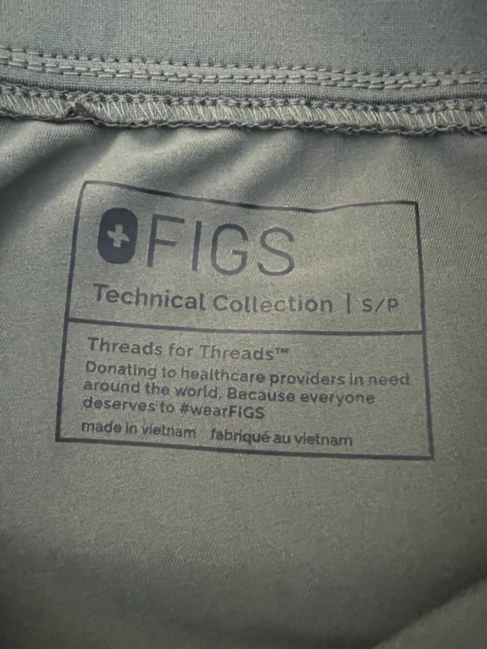 FIGS Moss Zamora Petite Jogger Scrub Pants Small Petite - Picture 3 of 4